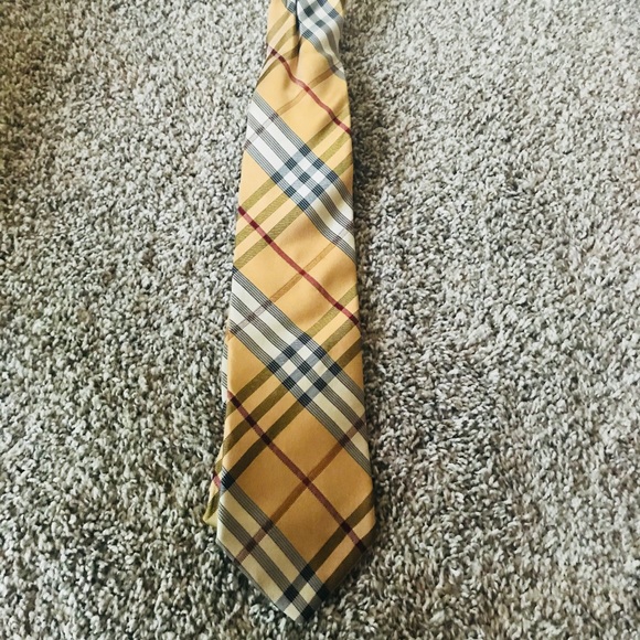 Burberry Men’s  Manston Check Silk Tie - Picture 4 of 8